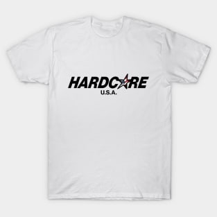 Hardcore USA - American flag Vintage Fashion T-Shirt